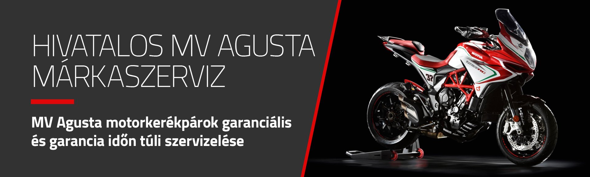 MV Agusta hivatalos márkaszerviz